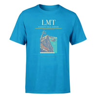 Thumbnail for Klamath Falls Airport (LMT) T-Shirt single-side front print in Turquoise | klamath-falls-airport-lmt-double-side-t-shirt