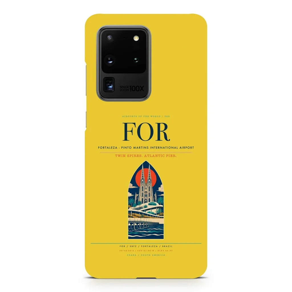 Fortaleza - Pinto Martins International Airport FOR Samsung Case - Yellow