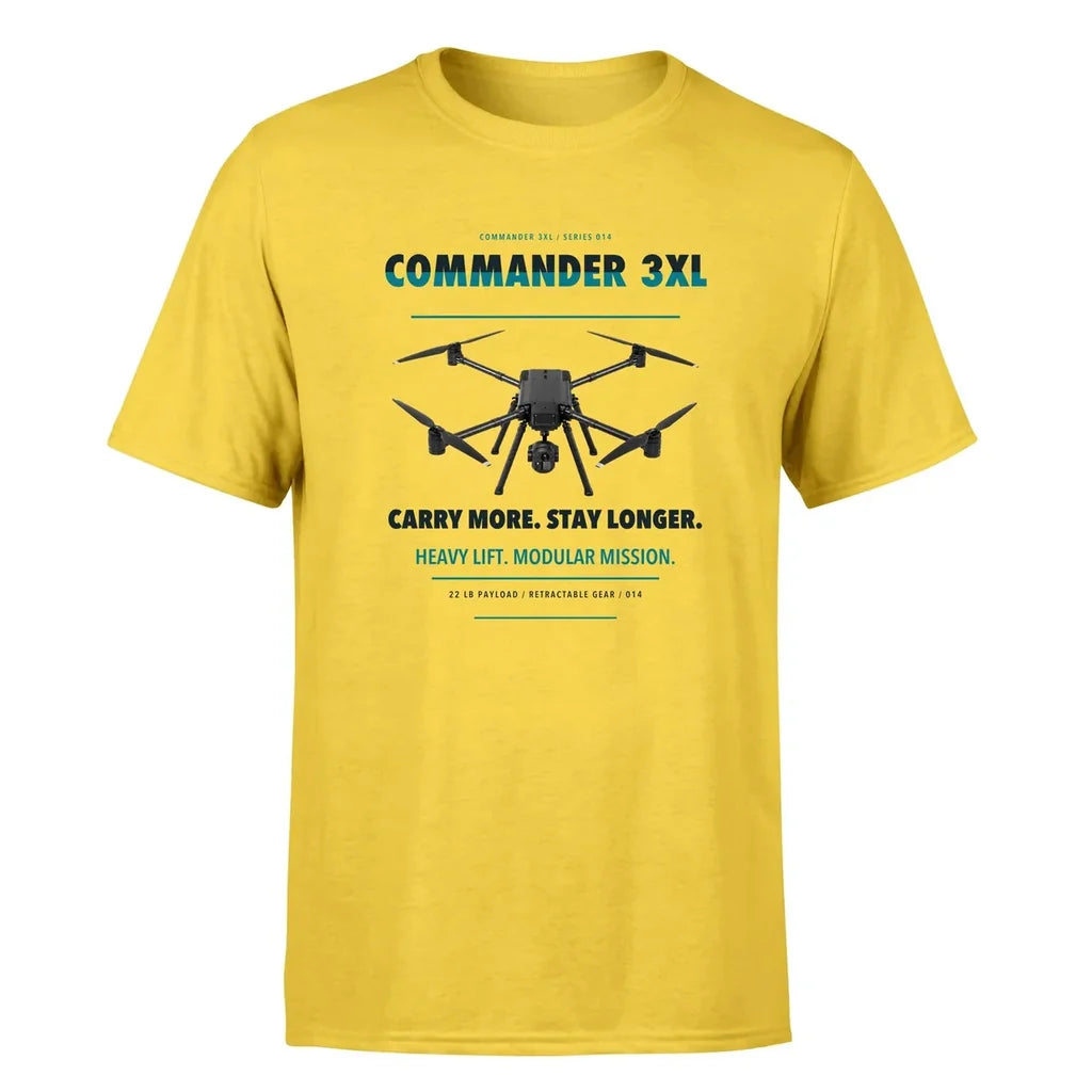 Draganfly Commander 3XL design on yellow single side
