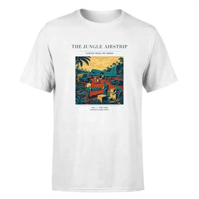 Single-Side Printing — The Jungle Airstrip Double-Side T-Shirt