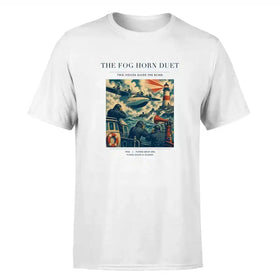 Single-Side Printing — The Fog Horn Duet Double-Side T-Shirt