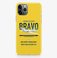Thumbnail for Cessna Citation Bravo design on yellow magsafe iphone case, for iPhone Pro Max