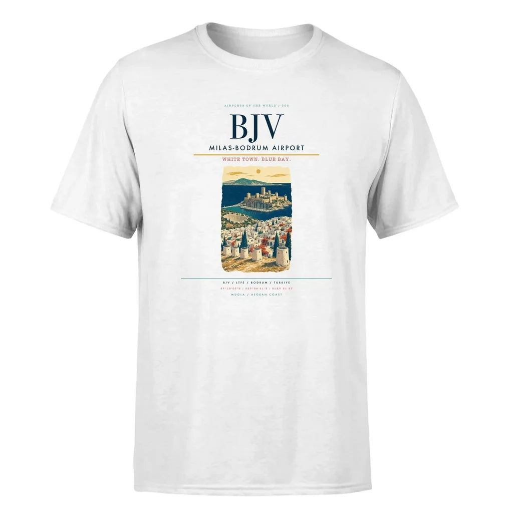 Bodrum Airport (BJV) Premium T-Shirt White