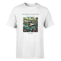 Thumbnail for VINTAGE G4007 - The First Passenger - Premium T-Shirt design on white premium t shirt