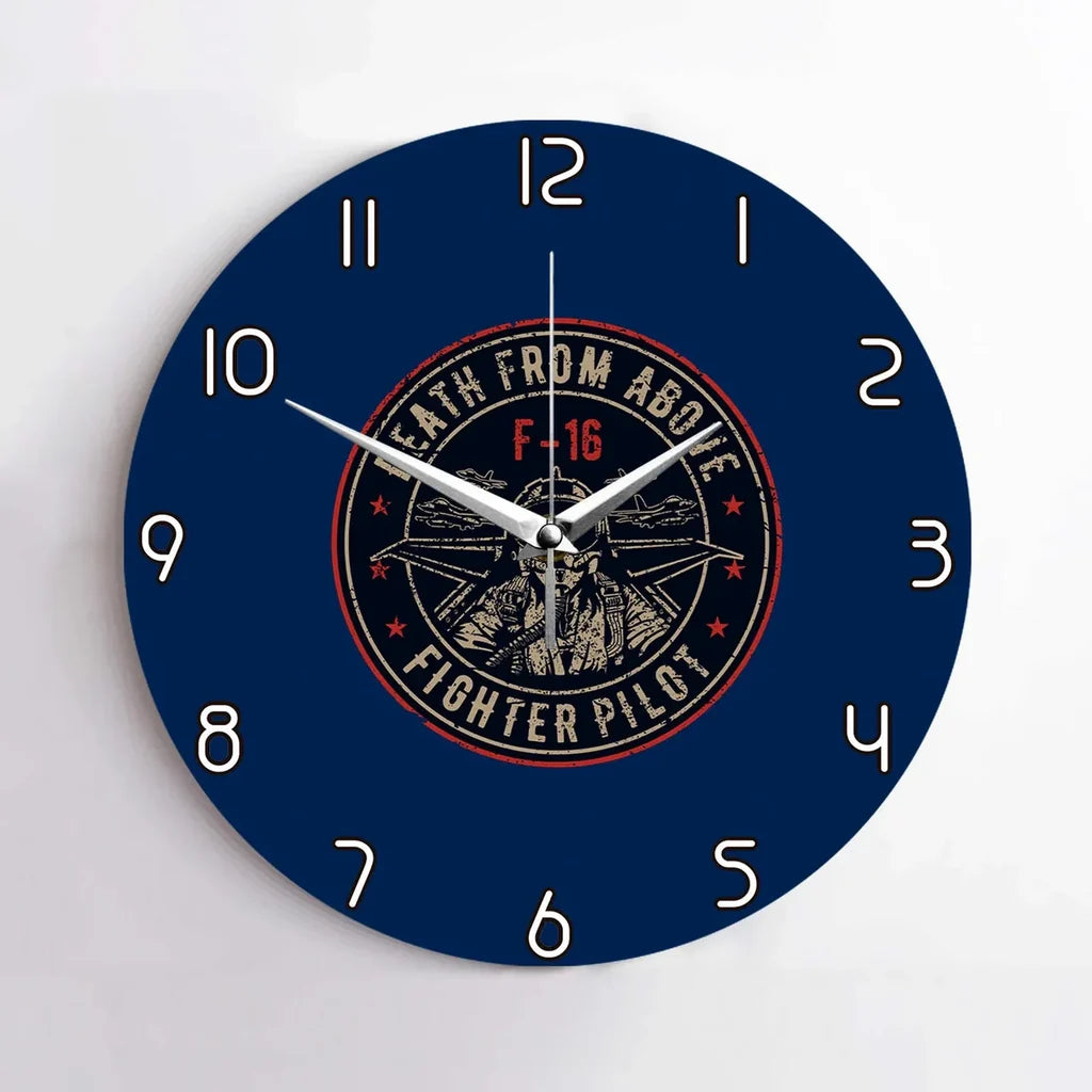 Fighter Jet 16 - Death Wall Clock - view 4