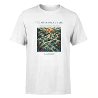 Thumbnail for VINTAGE G4274 - The River Delta Maze - Premium T-Shirt design on white premium t shirt