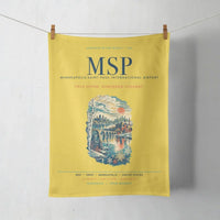 Thumbnail for Minneapolis-Saint Paul International Airport (MSP) design on yellow towel