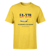Thumbnail for EA-37B Compass Call design on yellow double-side t-shirt, single-side print