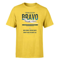 Thumbnail for Cessna Citation Bravo design on yellow double-side t-shirt, single-side print