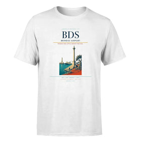 Single-Side Printing — Brindisi Airport (BDS) Double-Side T-Shirt