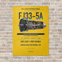 Thumbnail for FJ33-5A vertical canvas print - no frame - yellow background
