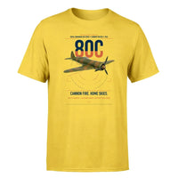 Thumbnail for IAR 80C design on yellow t-shirt, single-side print