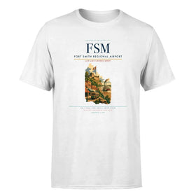 Single-Side Printing — Fort Smith Regional Airport (FSM) Double-Side T-Shirt