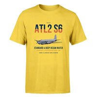 Thumbnail for Atlantique 2 Standard 6 design on yellow double-side t-shirt, single-side print