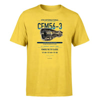 Thumbnail for CFM56-3 design on yellow single side