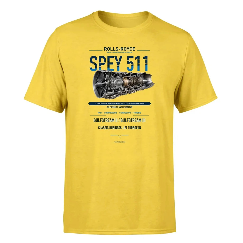 SPEY 511 design on yellow single side