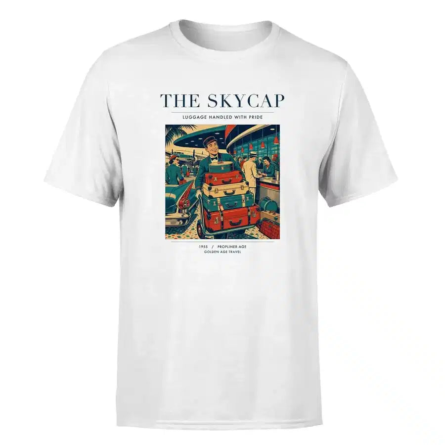 VINTAGE G4101 - The Skycap - Premium T-Shirt design on white premium t shirt