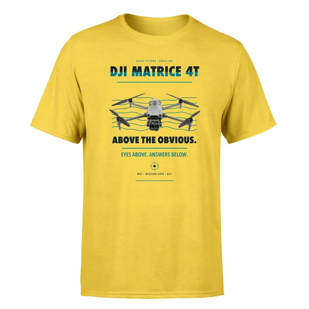 DJI Matrice 4T design on yellow single side