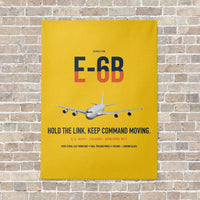 Thumbnail for E-6B Mercury vertical canvas print - no frame - yellow background