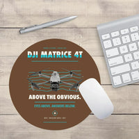 Thumbnail for DJI Matrice 4T design on brown round mouse pad
