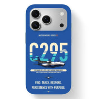 Thumbnail for Airbus C295 Armed ISR Case design on blue iphone case