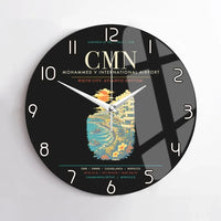 Thumbnail for Casablanca Mohammed V International Airport CMN Wall-Clock No-Frame - Black