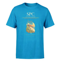 Thumbnail for La Palma Airport (SPC) T-Shirt single-side front print in Turquoise | la-palma-airport-spc-double-side-t-shirt
