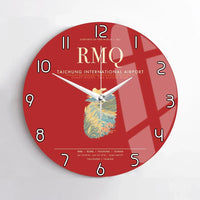 Thumbnail for Taichung International Airport RMQ Wall-Clock No-Frame - Red