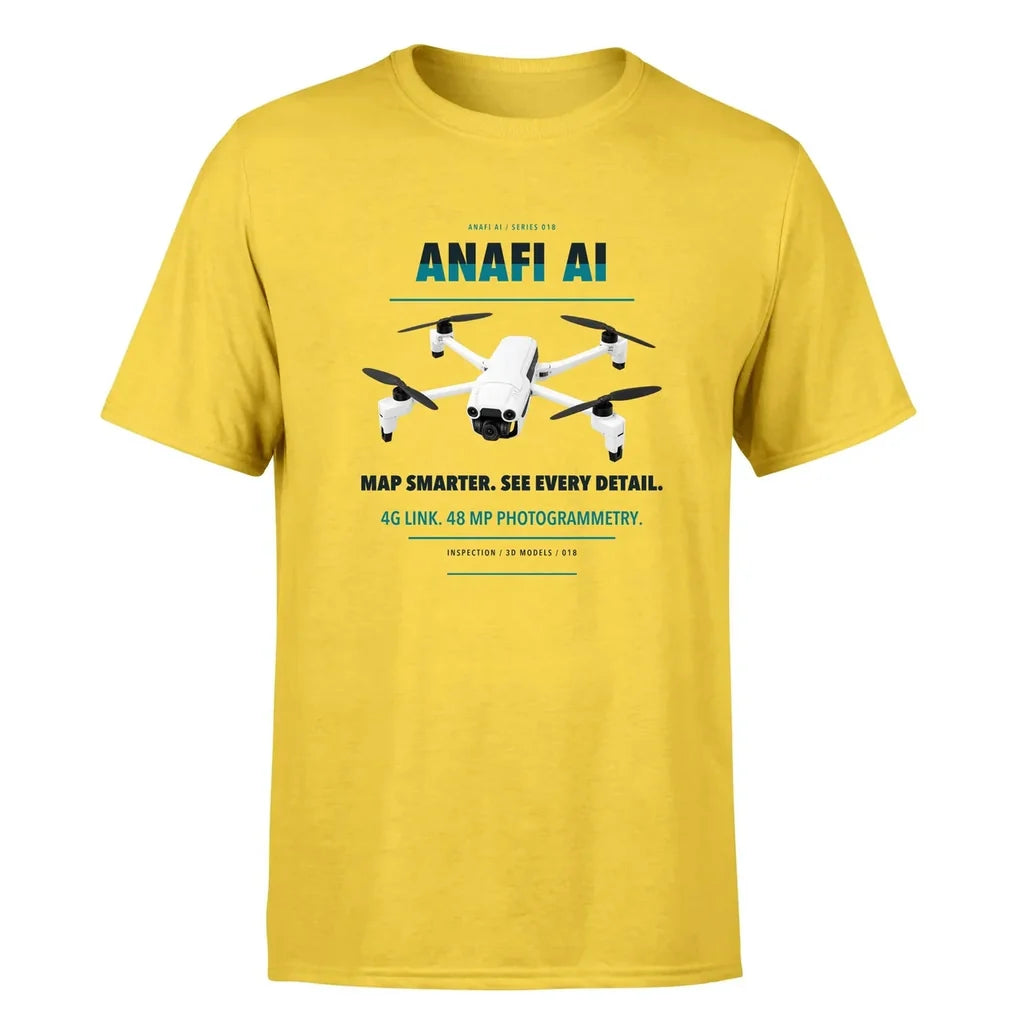 Parrot ANAFI Ai design on yellow single side