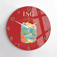 Thumbnail for Painushima Ishigaki Airport ISG Wall-Clock No-Frame - Red