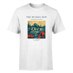 Single-Side Printing — The Muskeg Hop Double-Side T-Shirt