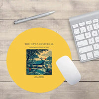 Thumbnail for VINTAGE G4531 - The Dawn Dispersal - Designed Mouse Pads design on yellow round