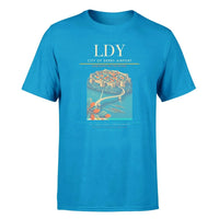 Thumbnail for City of Derry Airport (LDY) T-Shirt single-side front print in Turquoise | city-of-derry-airport-ldy-double-side-t-shirt