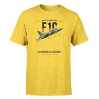 Thumbnail for Dassault Mirage F1C design on yellow t-shirt, single-side print