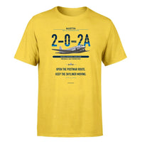 Thumbnail for Martin 2-0-2A design on yellow single side