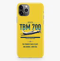 Thumbnail for Socata TBM 700 design on yellow magsafe iphone case, for iPhone Pro Max