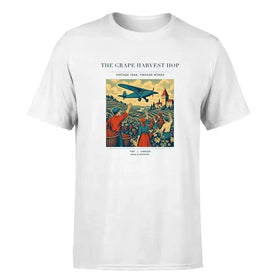 Single-Side Printing — The Grape Harvest Hop Double-Side T-Shirt