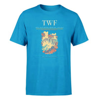 Thumbnail for Magic Valley Regional Airport (TWF) T-Shirt single-side front print in Turquoise | magic-valley-regional-airport-twf-double-side-t-shirt