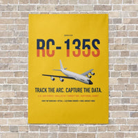 Thumbnail for RC-135S Cobra Ball vertical canvas print - no frame - yellow background