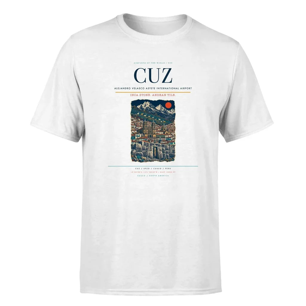 Cusco Airport (CUZ) Premium T-Shirt White