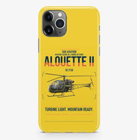 Thumbnail for Sud Aviation SE 3130 Alouette II design on yellow magsafe iphone case, for iPhone Pro Max