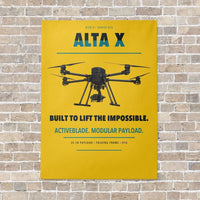 Thumbnail for Freefly Alta X vertical canvas print - no frame - yellow background