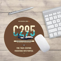 Thumbnail for Airbus C295 Armed ISR design on brown round mouse pad