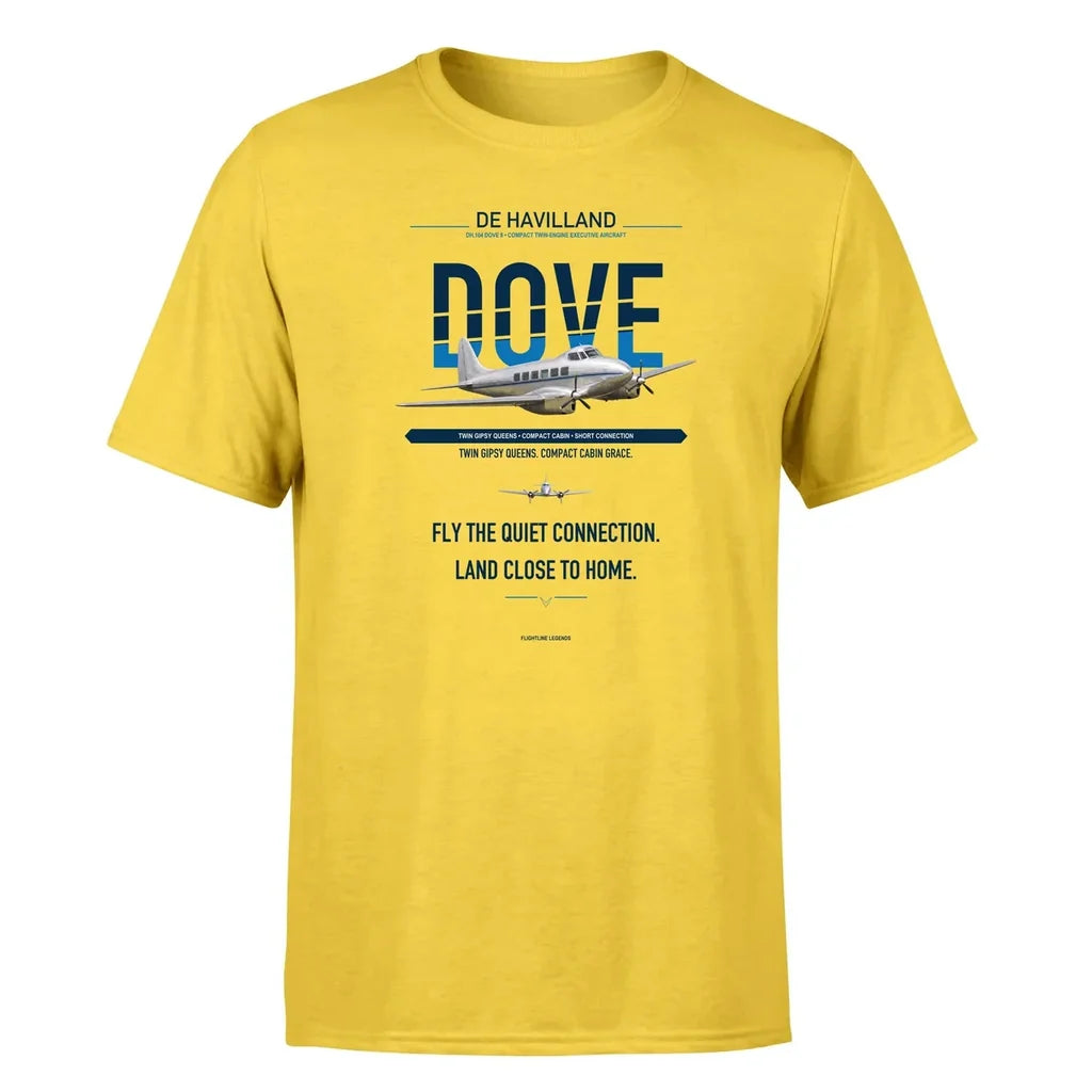 de Havilland DH.104 Dove 8 design on yellow single side