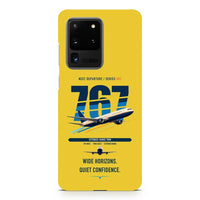 Thumbnail for Boeing 767-300ER design on samsung case - yellow