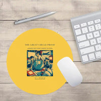 Thumbnail for VINTAGE G4292 - The Great Circle Proof - Designed Mouse Pads design on yellow round
