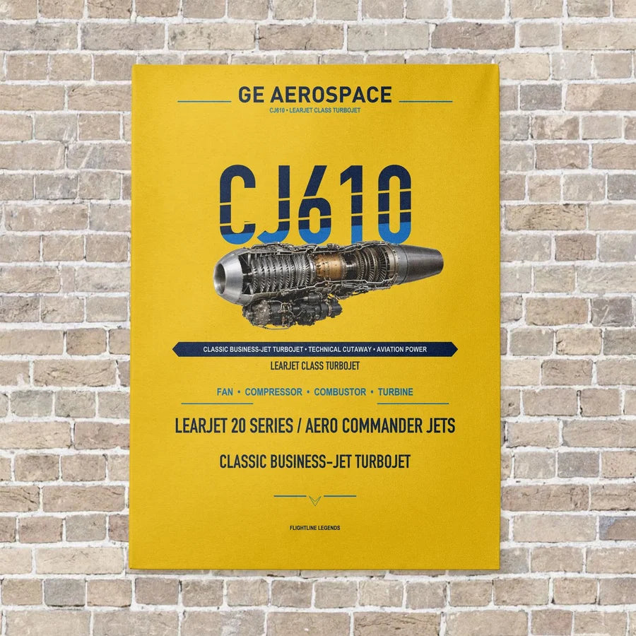 CJ610 vertical canvas print - no frame - yellow background
