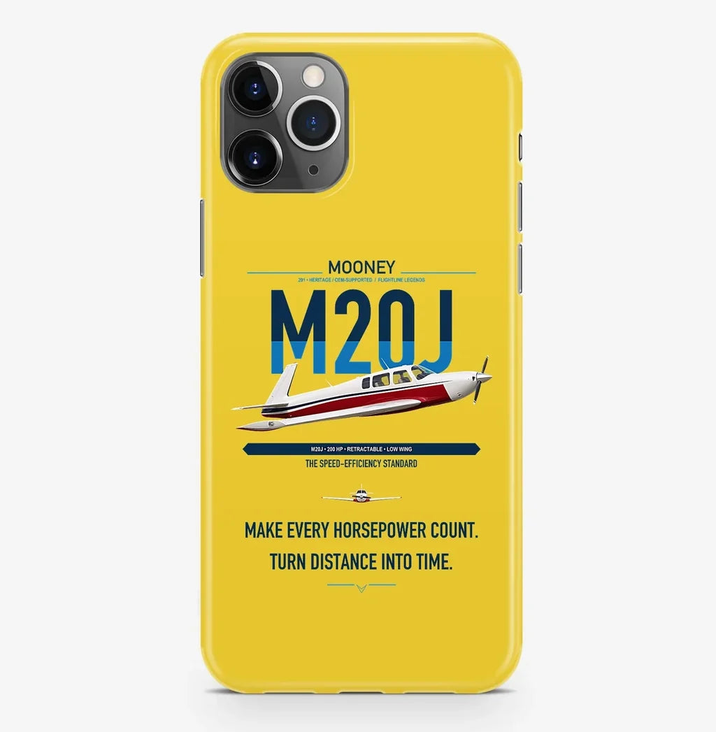 Mooney M20J 201 design on yellow magsafe iphone case, for iPhone Pro Max