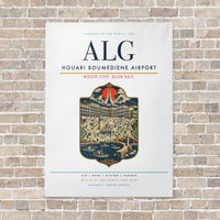 Thumbnail for Houari Boumediene Airport ALG - Canvas No Frame - White