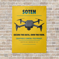 Thumbnail for ACSL SOTEN vertical canvas print - no frame - yellow background